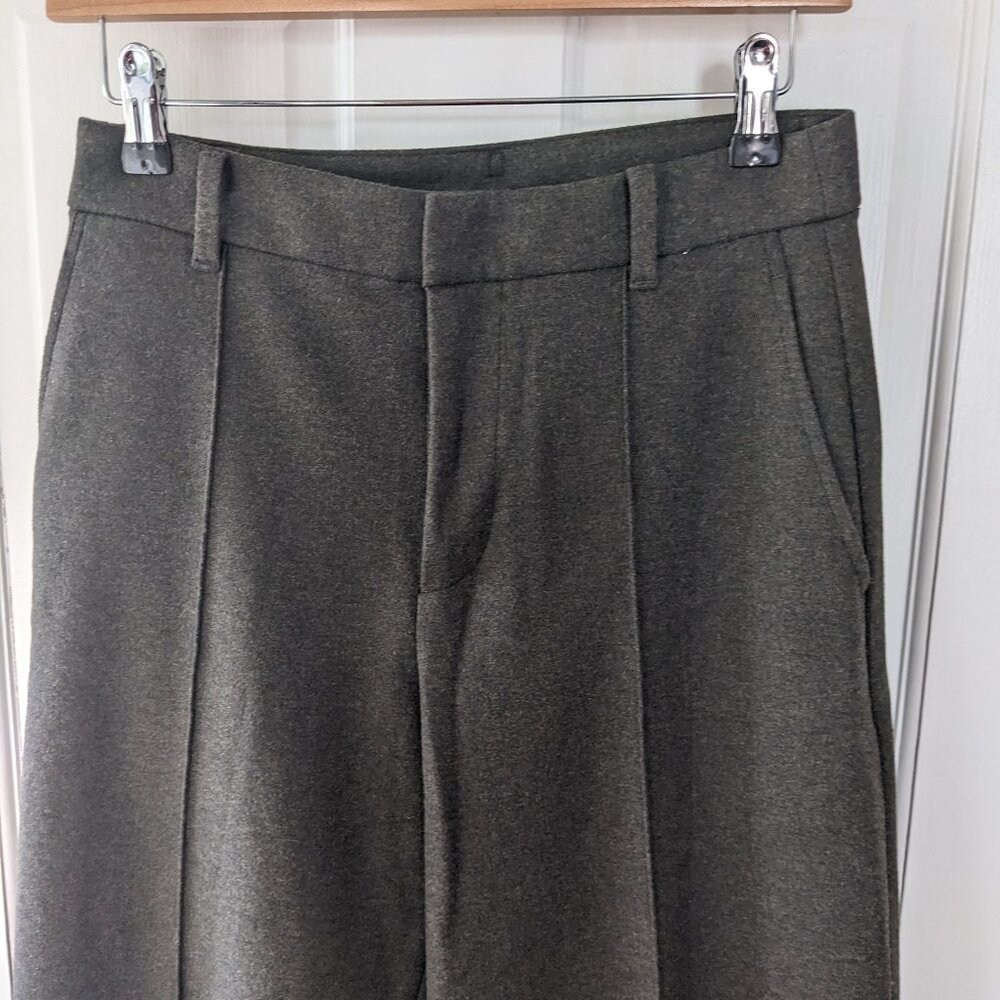 Dark green Uniqlo trousers